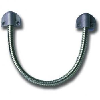 Flexible inox 30 cm pour portier vidéo avec embouts plastiques