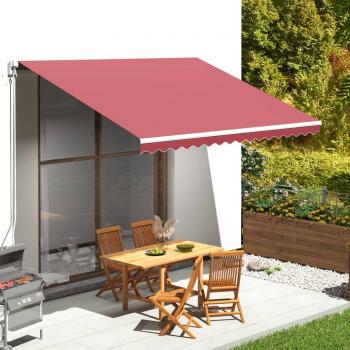 VidaXL Awning Replacement Fabric Burgundy Red 4x3 m