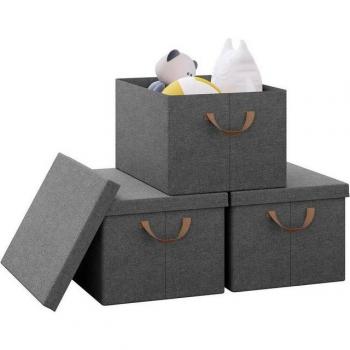 Tessera Organizzazione Cesto Pieghevole 36L – Woltu