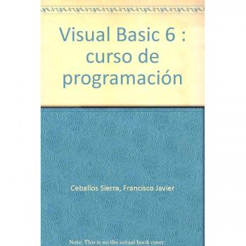 Visual Basic. Curso programación