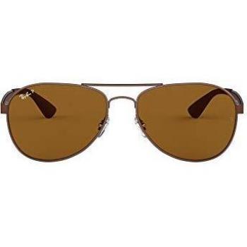 Ray-Ban RB 3549 Unisex Sonnenbrille, 58 mm, Braun