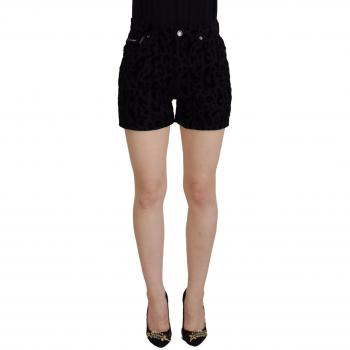 Dolce & Gabbana Chic Mid Waist Hot Pants Shorts Black Female Size XS