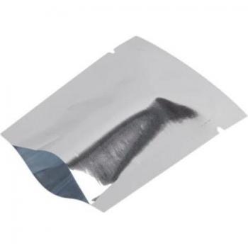 Set aus 100 Neue Silberne Aluminiumfolie Mylar Vakuumverpackungsbeutel zum Lebensmitteleinsatz