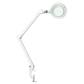 Lámpara de Aumento con Luz LED y Lente de Cristal Ø 127 mm