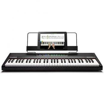 Alesis Pianoforte Digitale 61 Tasti – Versione Nero, Compatibile USB‑MIDI