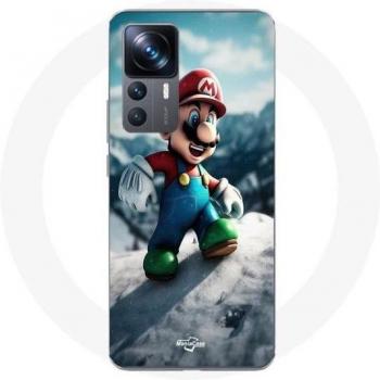 Carcasa negra Mario Bros para Xiaomi 12T Pro