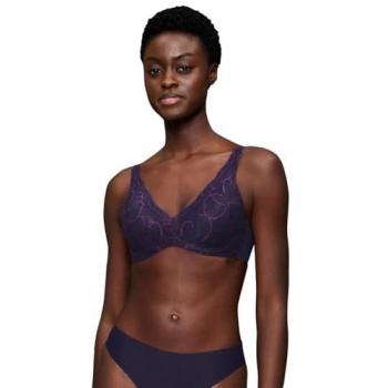 Reggiseno Illusion 10219710 Blu con Ferretto Triumph