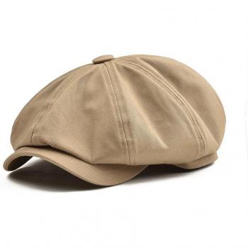 Coton sergé Botvela – chapeau Newsboy pour hommes et femmes