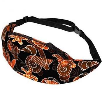All‑Day Festival Bauchtasche Alsino – Unisex Hipster Gürtel-Tasche, 13 cm breites Innenfach, Einhorn Muffin Print, GT‑