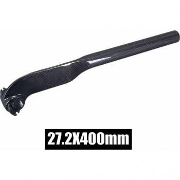 Glossy Carbon Fiber Seatpost 27.2/30.8/31.6mm 350mm/400mm 25mm Offset