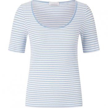 Rich & Royal T-Shirt Organic Rib Shirt Striped