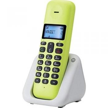 Teléfono Motorola T301 de Última Generación con Modo Hands-Free – Color Amarillo y Blanco