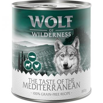 Wolf of Wilderness Single Protein Mediterraneo 24 x 800 g