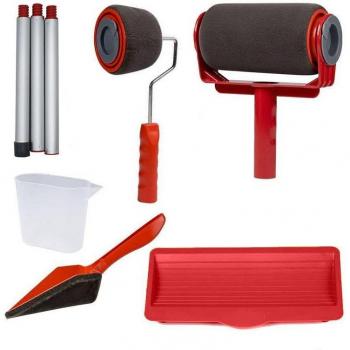 Set Pincel‑Rodillo 6‑Uds. Decorativo