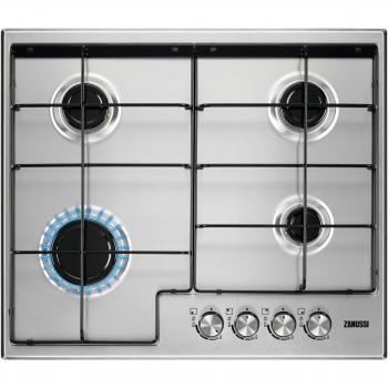Indesit IGQ6641X 60cm Four Burner Gas Cooktop with Pan Supports
