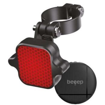 Beeep BeTag Vervolgonderdeel Zwart + Reflecterende Achterlicht