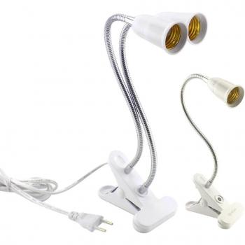 Support de lampe E27 à clip pour table