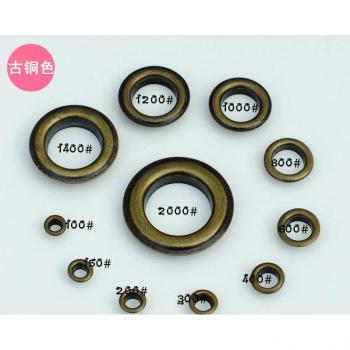 100 Sets of No Rust Copper Eyelets for Bags