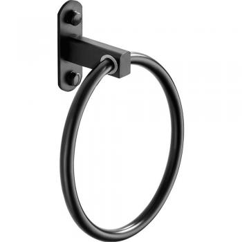 Cintre porte-serviette noir