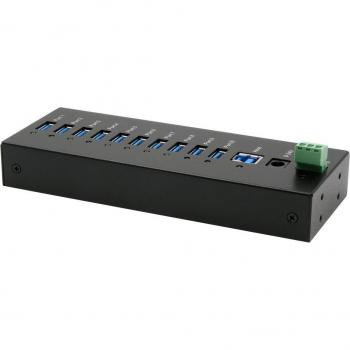 Exsys USB 3.0 Hub 10 Ports mit Metall-Gehäuse