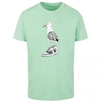 Herren T-Shirt MisterTee – Seagull Sneaker Design, L, 100 % Baumwolle