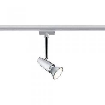 BarelliLED Schiene 95154 – 1x6,5 W GU10 in chromierter Metallschiene