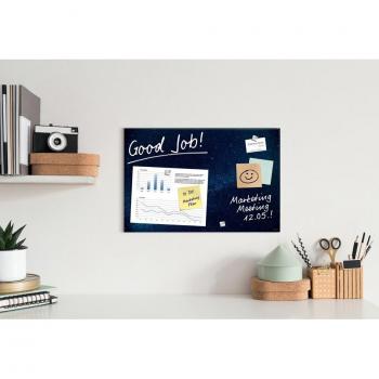 Sigel Glas-Magnettafel Artverum Galaxy (B x H) 60 cm x 40 cm Blau GL283