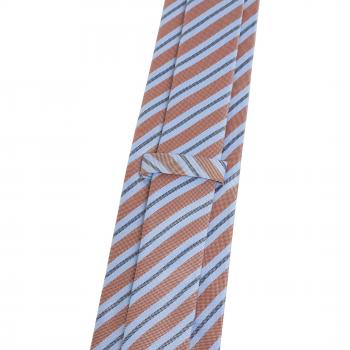 Eterna Krawatte 142 cm hellblau/orange