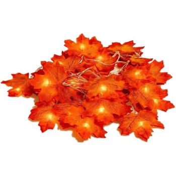 Christmas Maple Leaf LED Fairy Lights
