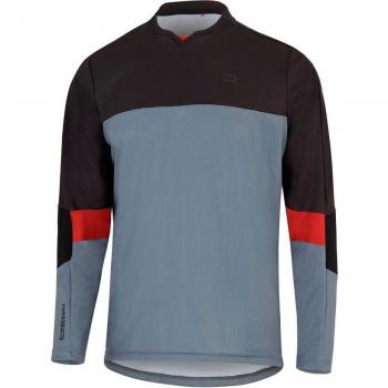 Finisseur Pro MTB Enduro Long Sleeve Black‑Grey XL
