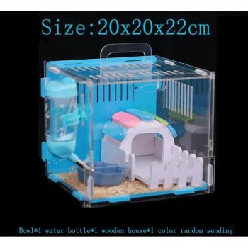 Small Pet Villa Acrylic Cage 30x20x30cm