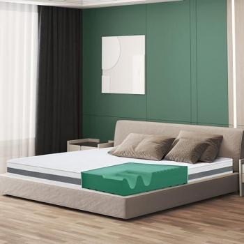 White Stone 165x205 Anti-Bacterial Orthopedic Mattress – 16 cm Height, 3D Air Hypoallergenic Fiber, 7 Zones