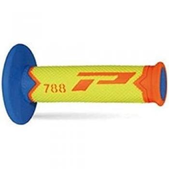 Off‑Road Poignée ProGrip 788 Triple Densité, Design Fluorescent Jaune/Bleu Light