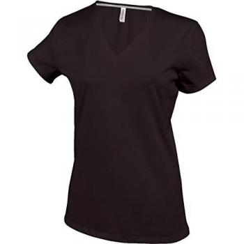 Kariban V-Ausschnitt Shirt für Damen in 3XL