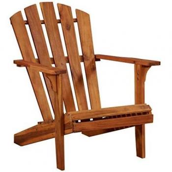 Chaise Adirondack en bois d'acacia massif