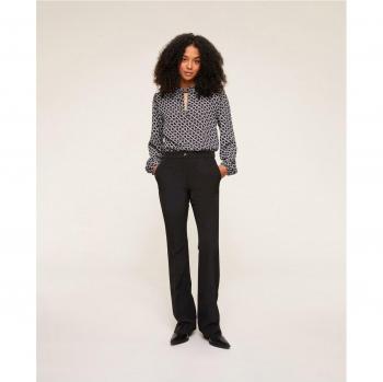 Pantalón flare de mujer con raya planchada