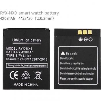 RYX-NX9 Smart Watch Phone Battery 420mAh