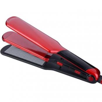 Dual Function Tourmaline Ceramic Hair Straightener and Curling Iron LCD