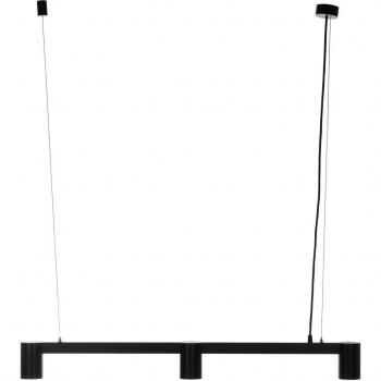 Arcchio Black Aluminium Pendant Light with 3 Bulbs