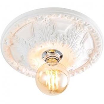 FORUM LIGHTING Forum Motril Medium Semi Flush Ceiling Light White