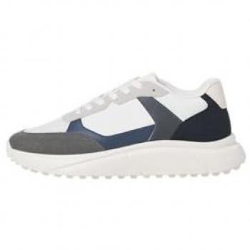 Jack & Jones Aspire Runner White/Navy Blazer Trainers Size 9