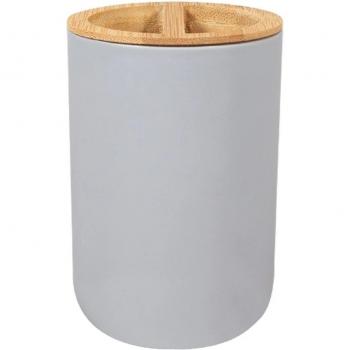 Utensilios Lavabo Nórdicos de Madera y Bambú, 6 Unidades