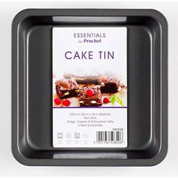 Everyday Baking Cake Tin, tinplate, 22 x 22 x 5cm