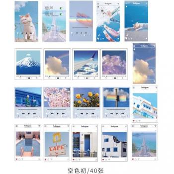Vintage Photo Stickers Pack of 40