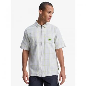 Short Sleeve Men's Grey Mercury Shirt – Quiksilver Flannel Design