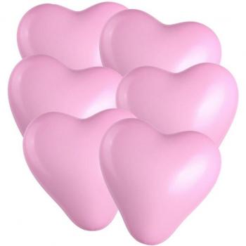 100 x 12-Inch Love Heart Balloons for Romantic Party Decorations