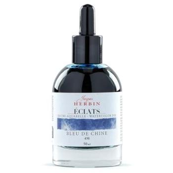Jacques Herbin, Eclats Aquarelle, 50 ml, Bleu de Chine