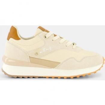 MTNG deportivas mujer selva beige con cierre cordones y tipo de puntera redonda