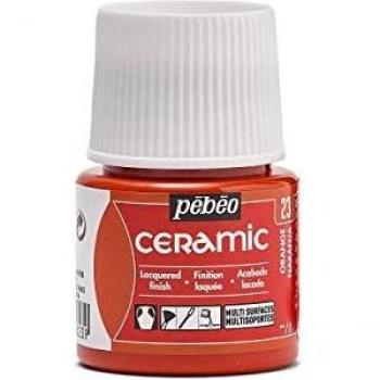 45ml Orange Ceramic Color by Pebeo