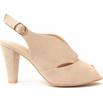 Sandalias de Mujer Montevita Tacón Beige